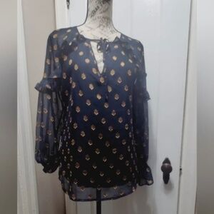 Lark & Ro Women's Ruffle Sleeve Shift Dress Size 0